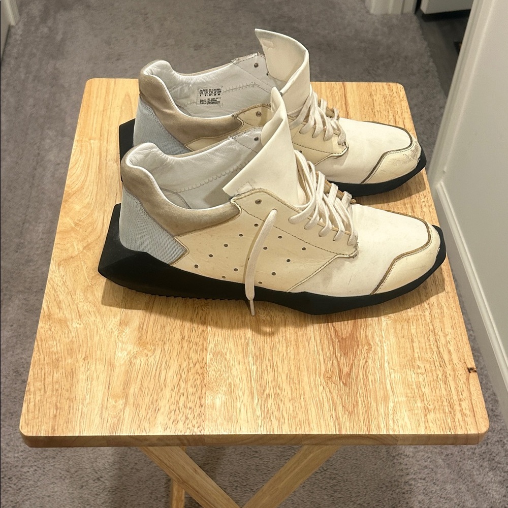 Stylish Rick owens tech runner milk Authentic
